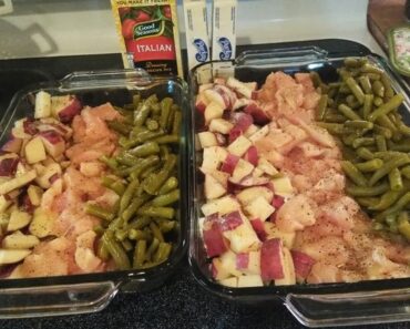 Italian Dressing Chicken and Potato Bake