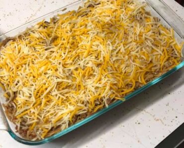 Cheesy Taco Rice Casserole