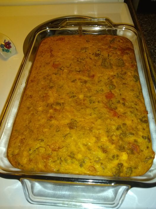 Southwest Cowboy Cornbread Casserole - Easy Family Recipes