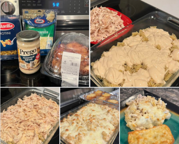 Creamy Chicken Alfredo Pasta Bake