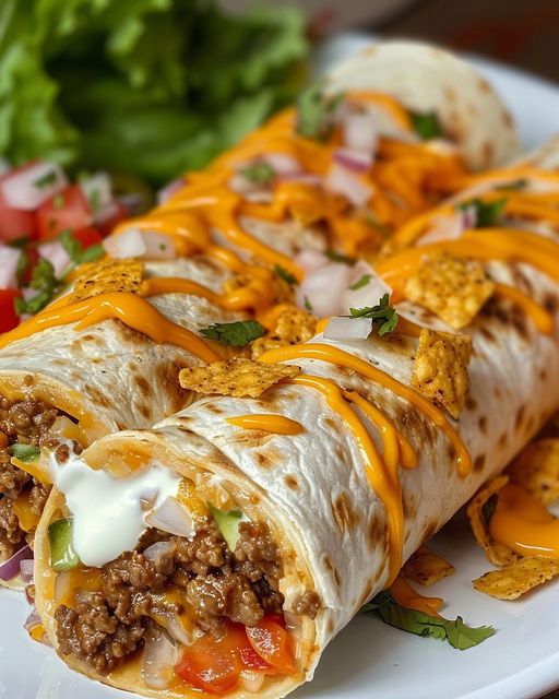 Beefy Nacho Cheese Wrap Recipe – Easy Family Recipes