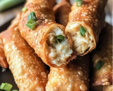 Crab Rangoon Egg Rolls