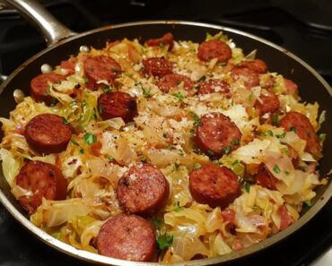 Kielbasa and Cabbage Skillet Dinner