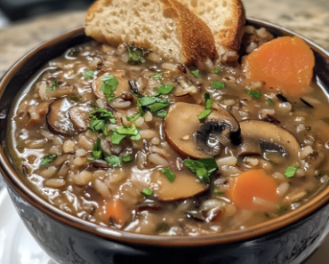 Mushroom and Wild Rice Soup