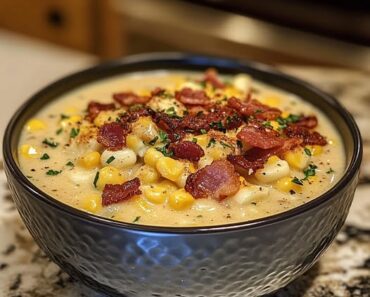 Creamy Corn Chowder with Bacon